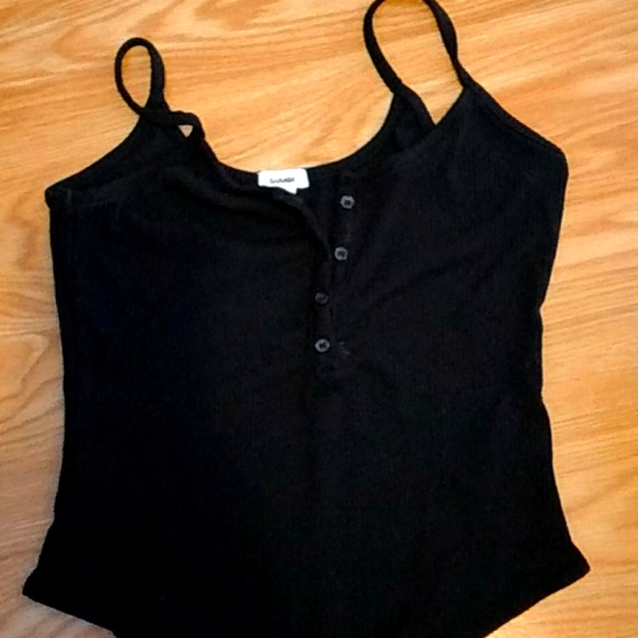 Garage Henley bodysuit - Picture 1 of 3